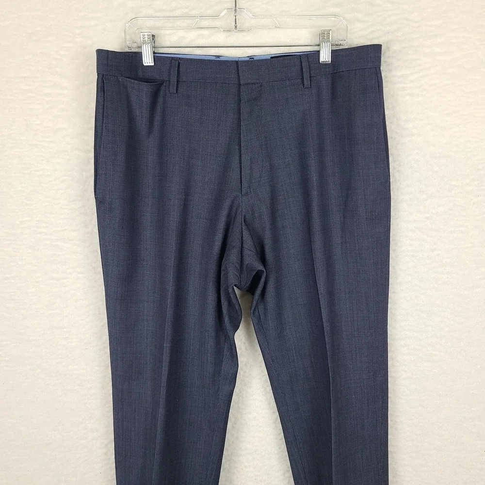 Banana Republic Dress Pants Mens 34‎ x 34 Navy Blue Modern Slim Trousers Slacks